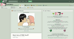 Desktop Screenshot of leexsaku.deviantart.com
