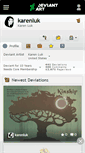 Mobile Screenshot of karenluk.deviantart.com