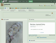 Tablet Screenshot of hardcorish.deviantart.com