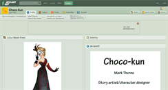 Desktop Screenshot of choco-kun.deviantart.com