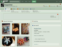 Tablet Screenshot of huajunchen.deviantart.com