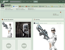 Tablet Screenshot of kestrel01.deviantart.com