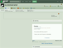 Tablet Screenshot of my-chemical-rachel.deviantart.com