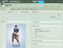Tablet Screenshot of andersonh.deviantart.com