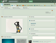 Tablet Screenshot of inocente.deviantart.com