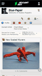 Mobile Screenshot of blue-paper.deviantart.com