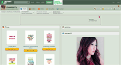Desktop Screenshot of moonberry.deviantart.com