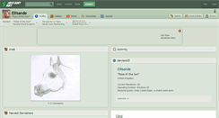 Desktop Screenshot of ellisande.deviantart.com