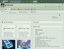 Tablet Screenshot of bowserrocks.deviantart.com