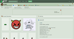 Desktop Screenshot of cwm.deviantart.com