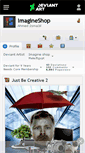Mobile Screenshot of imagineshop.deviantart.com