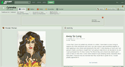Desktop Screenshot of cyrenaisa.deviantart.com
