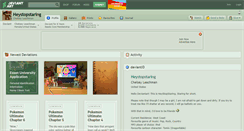 Desktop Screenshot of heystopstaring.deviantart.com