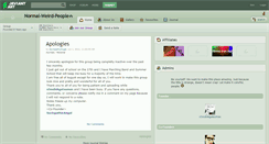 Desktop Screenshot of normal-weird-people.deviantart.com