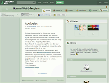 Tablet Screenshot of normal-weird-people.deviantart.com