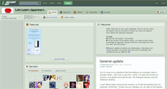 Desktop Screenshot of lets-learn-japanese.deviantart.com