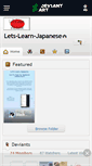 Mobile Screenshot of lets-learn-japanese.deviantart.com