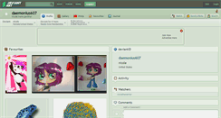 Desktop Screenshot of daemonius607.deviantart.com