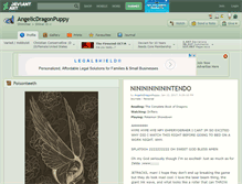 Tablet Screenshot of angelicdragonpuppy.deviantart.com