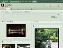 Tablet Screenshot of dev-matus.deviantart.com