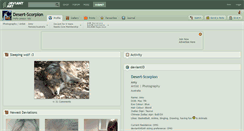 Desktop Screenshot of desert-scorpion.deviantart.com
