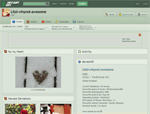 Tablet Screenshot of litzi-whynot-awesome.deviantart.com
