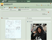 Tablet Screenshot of iluvpokemon101.deviantart.com