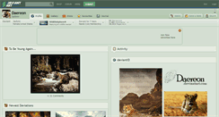 Desktop Screenshot of daereon.deviantart.com