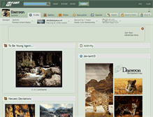 Tablet Screenshot of daereon.deviantart.com
