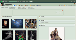 Desktop Screenshot of gideonwright.deviantart.com