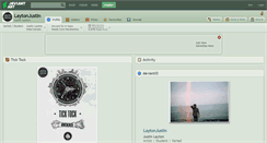 Desktop Screenshot of laytonjustin.deviantart.com
