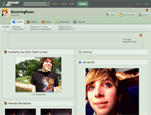Tablet Screenshot of bloomingroses.deviantart.com