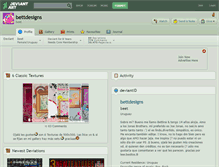 Tablet Screenshot of bettdesigns.deviantart.com
