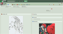 Desktop Screenshot of filipii.deviantart.com
