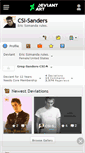 Mobile Screenshot of csi-sanders.deviantart.com