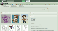 Desktop Screenshot of doctor-hoo.deviantart.com