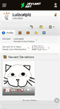 Mobile Screenshot of lulzcatplz.deviantart.com