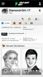 Mobile Screenshot of diamond-girl-17.deviantart.com