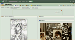 Desktop Screenshot of creative-spirit.deviantart.com