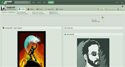Desktop Screenshot of majicxiii.deviantart.com