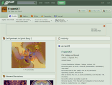 Tablet Screenshot of fraterost.deviantart.com