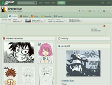 Tablet Screenshot of greedo-kun.deviantart.com