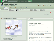 Tablet Screenshot of onecarrosama010956.deviantart.com