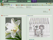 Tablet Screenshot of m1n1l1nk.deviantart.com