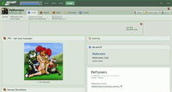 Desktop Screenshot of petformers.deviantart.com