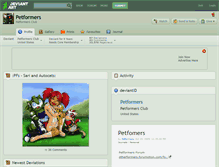 Tablet Screenshot of petformers.deviantart.com