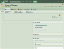 Tablet Screenshot of cartoonistwannabe.deviantart.com