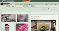 Desktop Screenshot of hedgehogmolly.deviantart.com