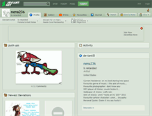 Tablet Screenshot of nena236.deviantart.com