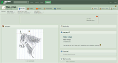 Desktop Screenshot of halo-wings.deviantart.com